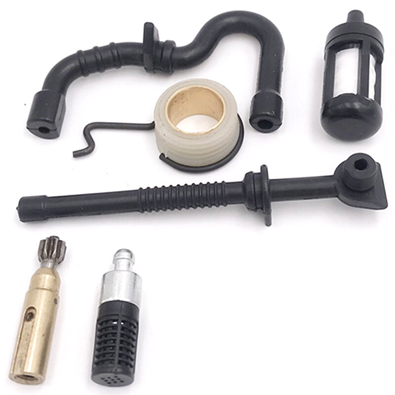 Óleo bomba Worm engrenagem combustível filtro linha mangueira kit, motosserra peças, apto para Stihl MS 180 170 MS180 MS170 018 017, 11236407102