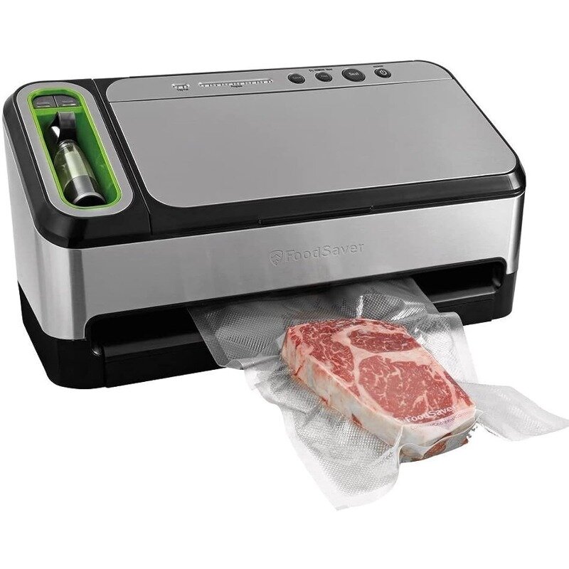 Vacuum Sealer Machine with Automatic Bag Detection, Sealer Bags and Roll, and Handheld Vacuum Sealer for Airtight Food Storage