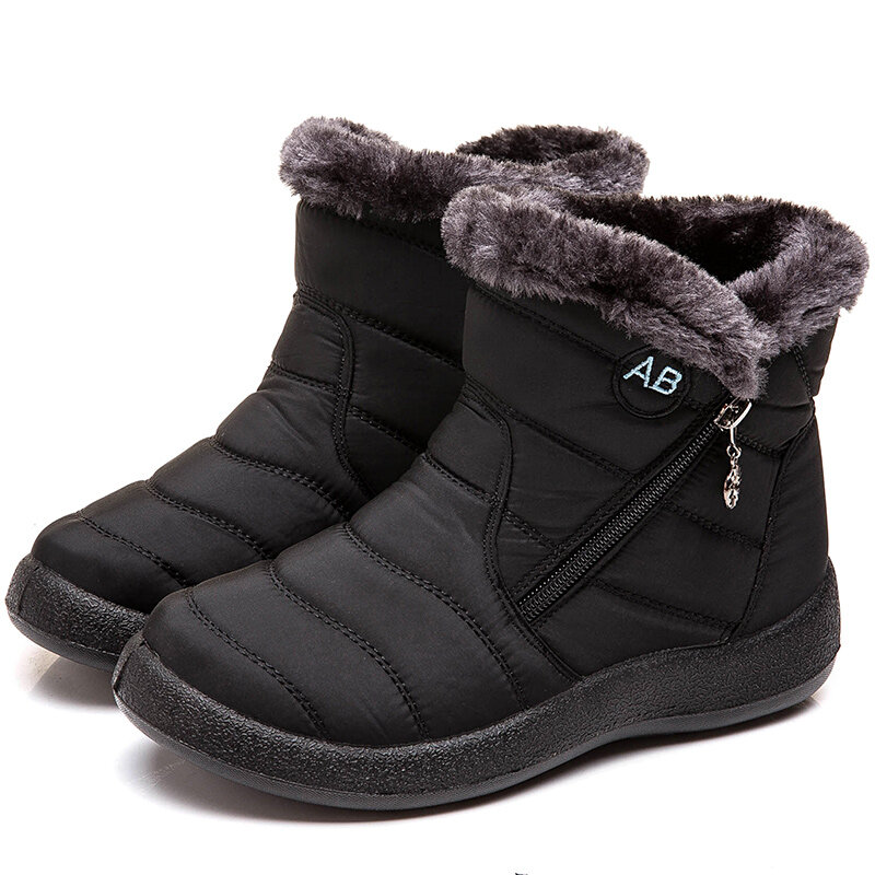 Vrouwen laarzen watarproof enkellaarzen voor winterschoenen vrouwen houden warme sneeuw botines dames 2022 luxe rits winter botas mujer