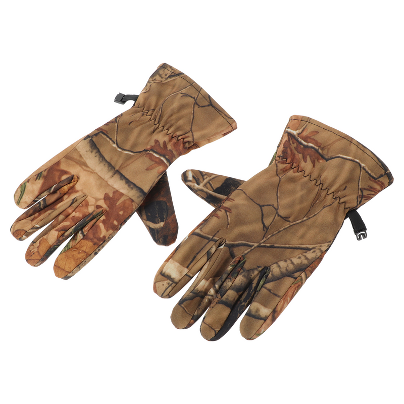 Full Finger Camouflage Gloves para caça, Outdoor Gear para homens e mulheres