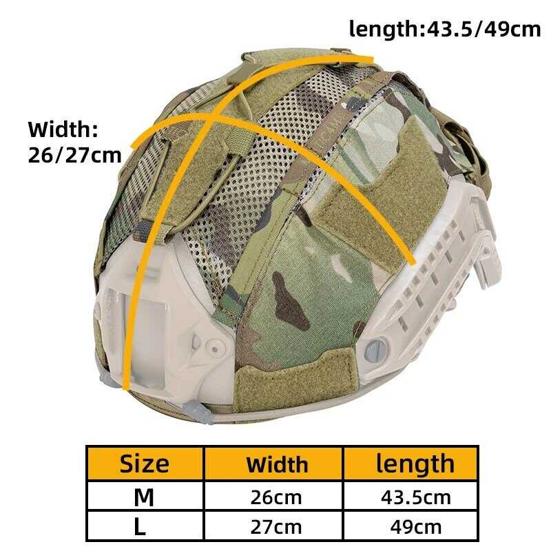 IDOGEAR Helmet Cover For Tactical Maritime Helmet with NVG Battery Pouch Hunting Accessories 3812