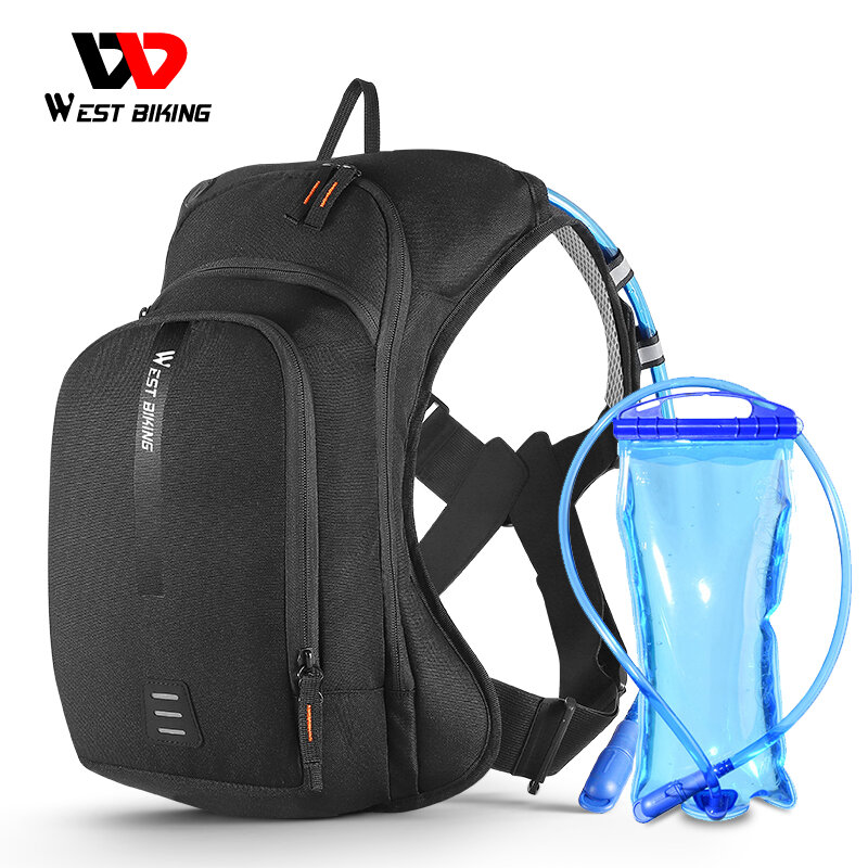 WEST BIKING Ультралегкая велосипедная сумка на 10 л, спортивный рюкзак с гидратацией, эргономичная сумка для горного и дорожного велосипеда, сумка для воды, уличная сумка для альпинизма