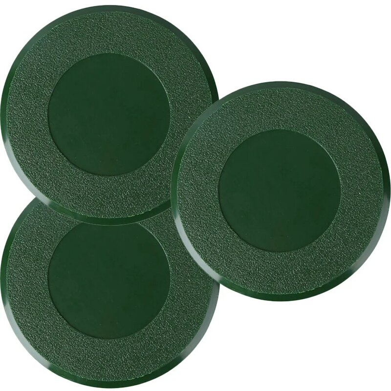 Accesorios de entrenamiento de Golfs, cubierta de copa de agujero verde de 3 piezas, bolas de Putter, herramientas de práctica para golf