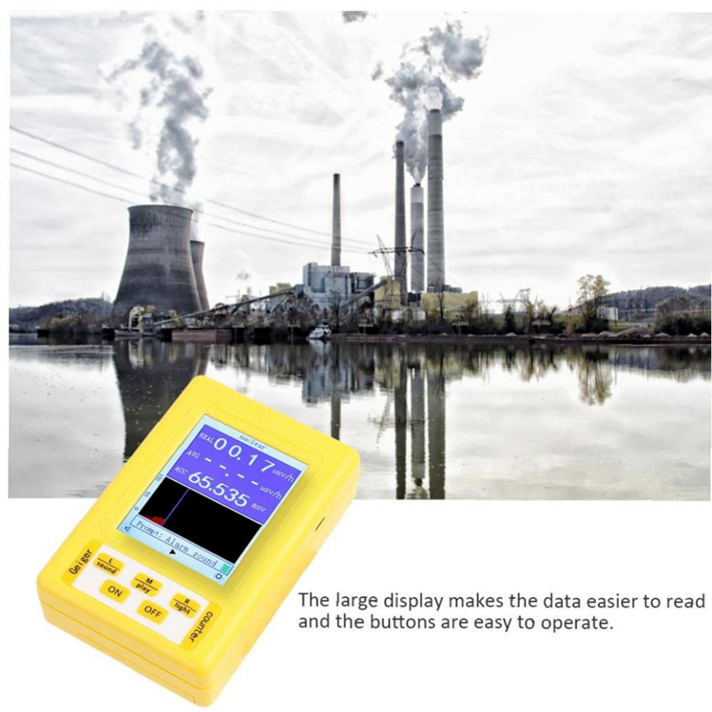 New Generation BR-9C Portable Electromagnetic Radiation Nuclear Detector 2-in-1 EMF Meter Full-functional Geiger Counter Tester