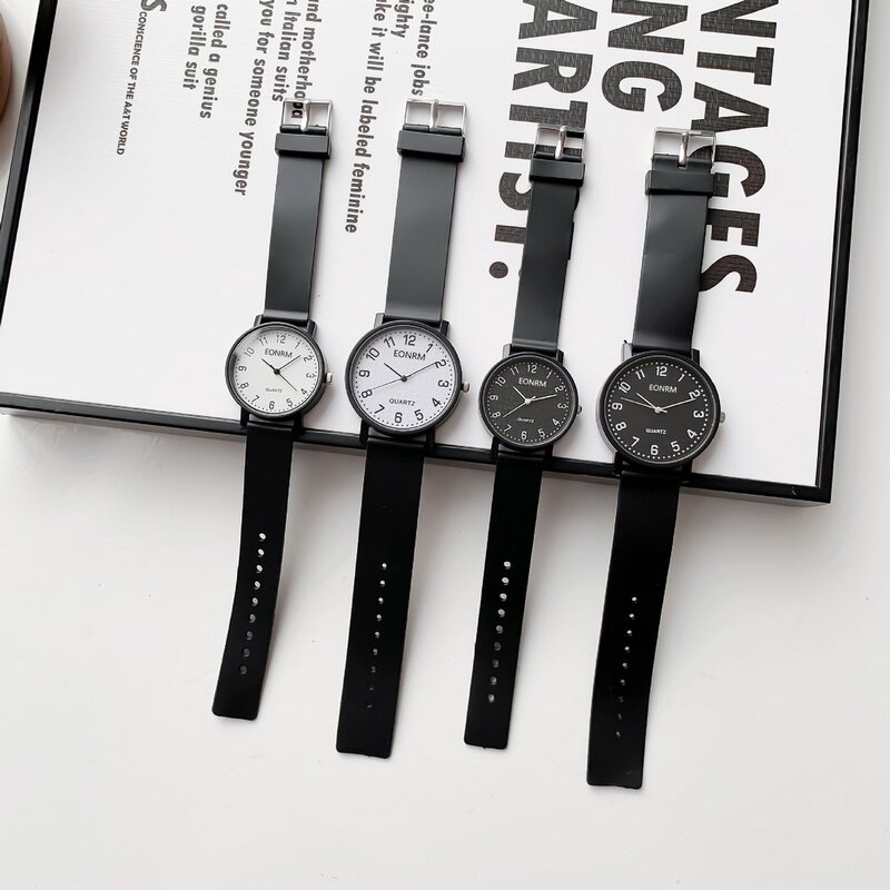 Минималистичные парные часы Kegllect для мальчиков и девочек, спортивные кварцевые часы в студенческом стиле