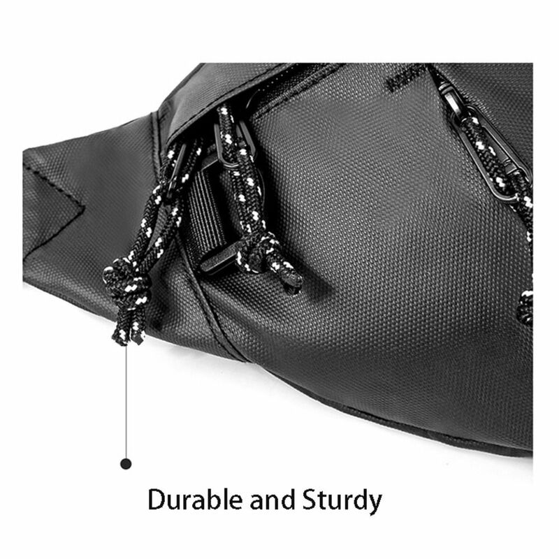 Waterproof Shoulder Bag High Quality PU Wear-resistant Chest Bag Large Capacity Street Crossbody Bag Student