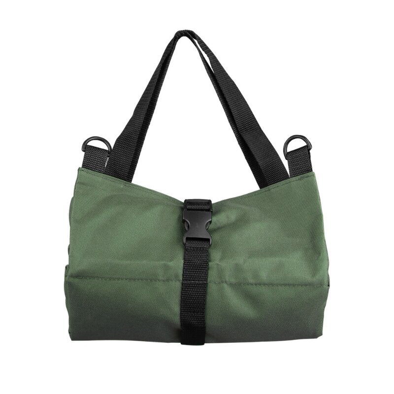 حقيبة أدوات صغيرة مع 5 جيوب بسحاب، حقيبة حمل أدوات مقاومة للاهتراء، حقيبة لف الأدوات