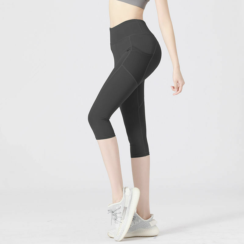 Pantalones de Yoga sin costuras para mujer, ropa deportiva de cintura alta para ejercicio atlético, Leggings de Fitness, Q53