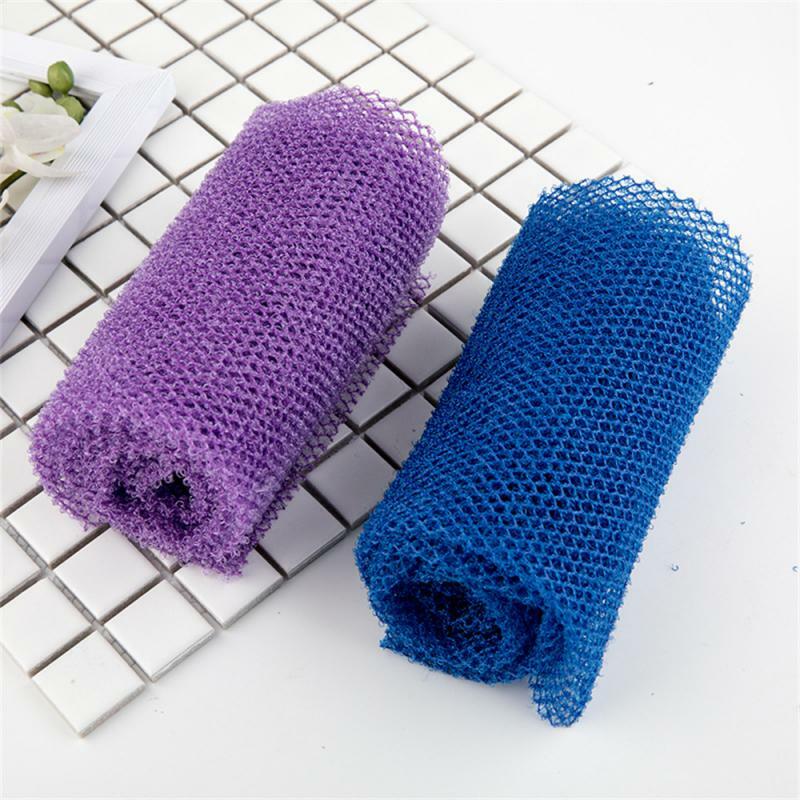 African Net Long Bath Net Sponge Exfoliating Shower Body Scrubber Back Scrubber Skin Smoother for Daily Use or Stocking Stuffer