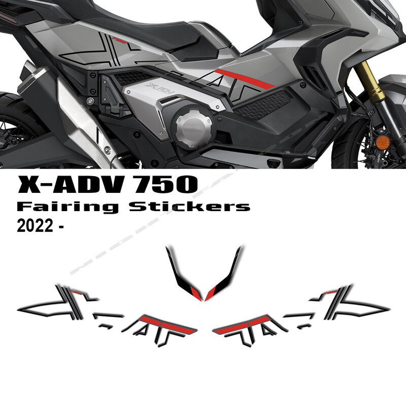 X ADV 750 Autocollant Corps Décoration Stickers Anti-Rayures PVC Autocollant Pour Honda XADV 750 X-ADV 750 2022 2023 2024