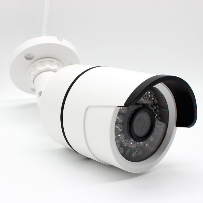 Kamera CCTV HD 4mp 5mp 8mp POE IP AI, kamera tahan cuaca 36IR LED jaringan CCTV pencahayaan rendah keamanan luar ruangan XMeye ONVIF H.265