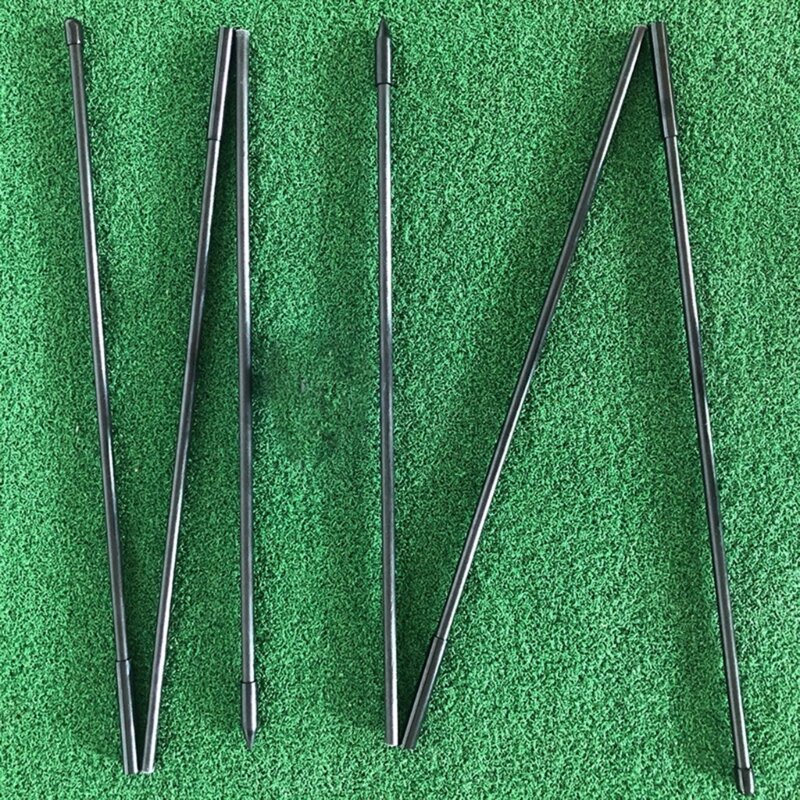 Bastoncini per l'allineamento del Golf bacchette pieghevoli per la pratica del Golf Swing Trainer Tools 2 Pack Golf Alignment Stick Golf Swing Training Tool