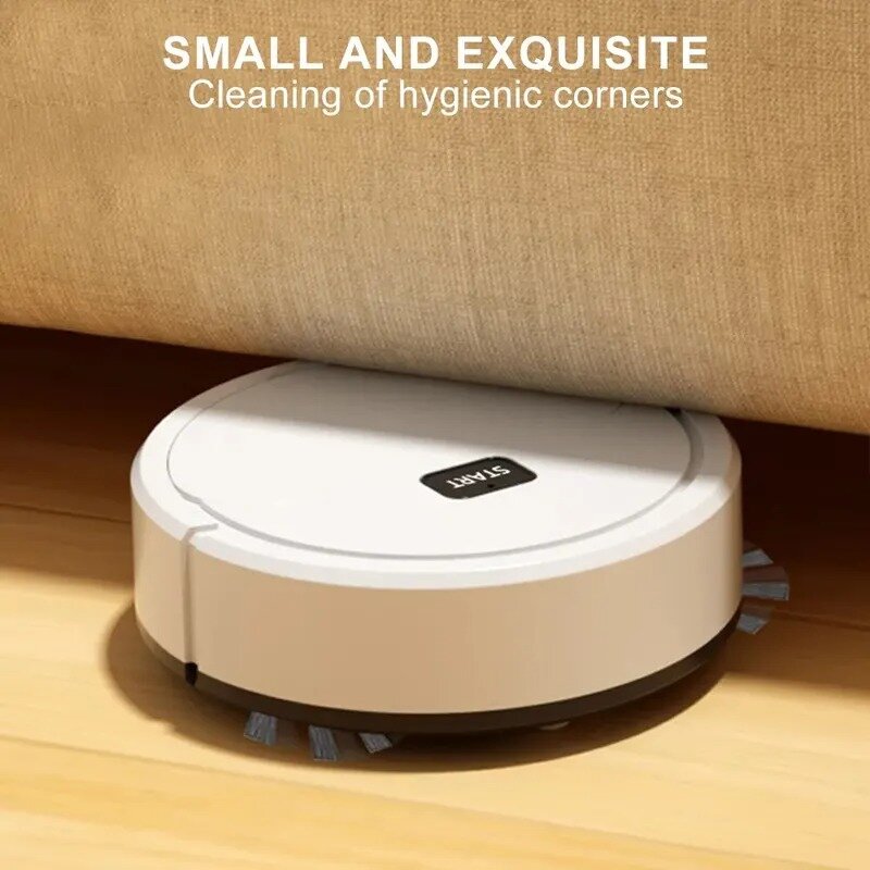 Fully Automatic Sweeping Robot Sweep Vacuum Cleaner Mopping The Floor Mini Cleaner Home Use Lazybones Intelligent 3 In1 Sweeper