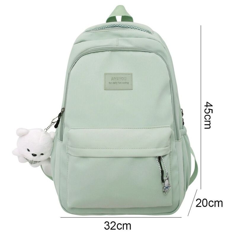 Вместительный рюкзак, модный нейлоновый противокражный школьный рюкзак, легкие сумки через плечо для подростков