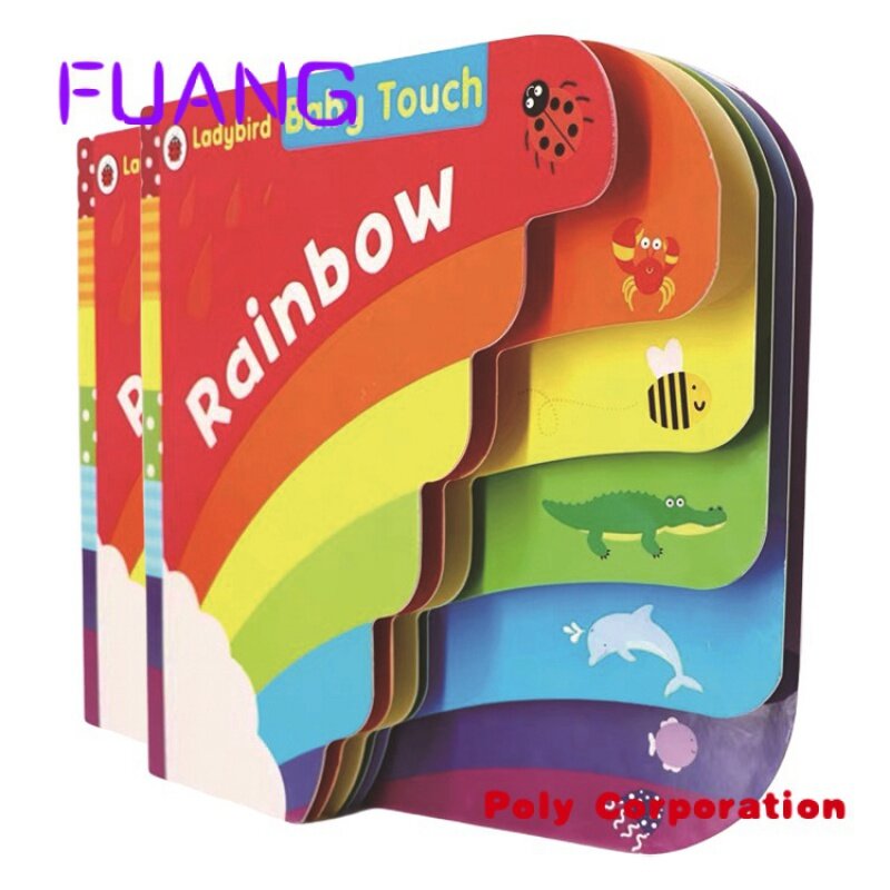 História em quadrinhos das crianças impressão profissional Rainbow Colorful Index Book Pure Custom Publishing House Serviço de impressão de livros