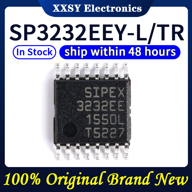SP3232EEY-L/TR, TSSOP-16, SP3232EEY 3232EE, alta qualidade, 100% original, novo