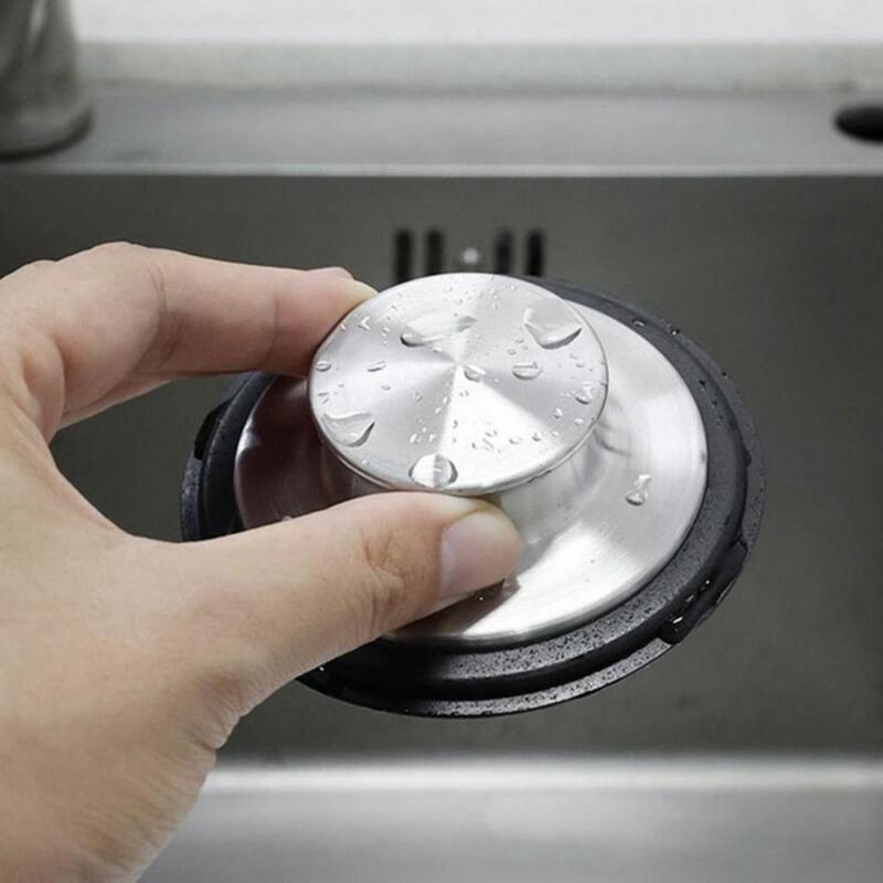 Aço inoxidável Kitchen Sink Plug Set, Dreno de odores, Rolha de odor, Proteção de tubulação, Lixo para casa