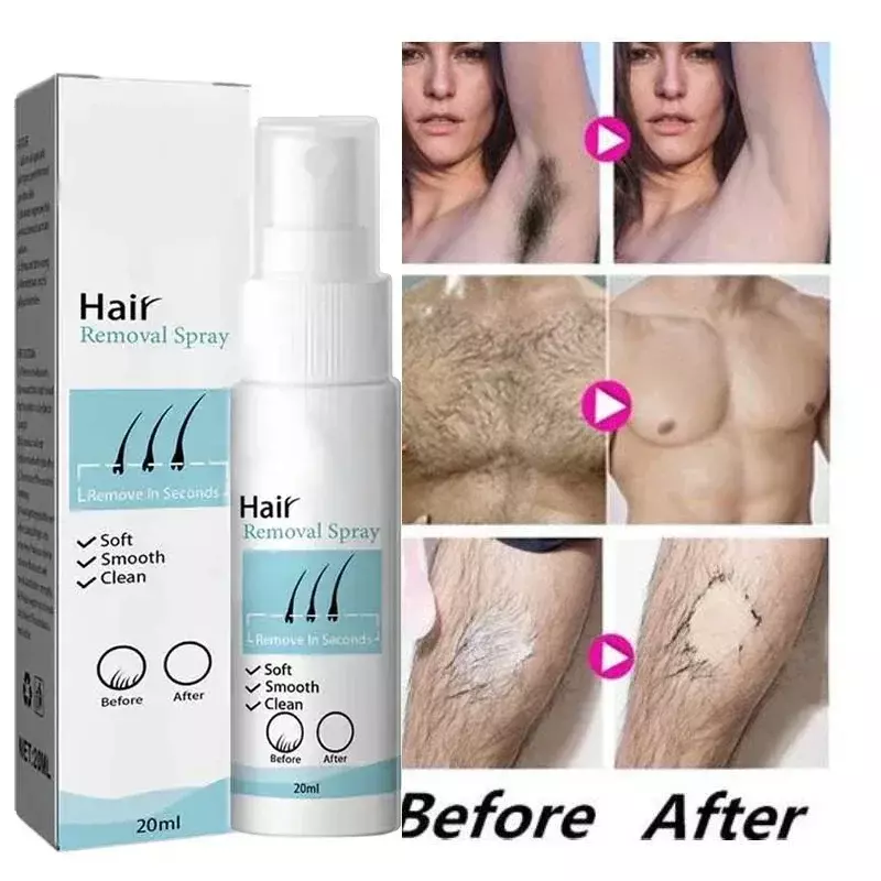 Trwałe usuwanie włosów w sprayu do usuwania bezbolesne włosów dla pachy nogi ręce Inhibitor wzrostu włosów depilacyjna pielęgnacja krem do ciała