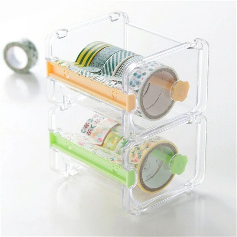Algemene Desktop Tape Dispenser Cutter Washi Tape Dispenser Rolhouder Kantoorbenodigdheden