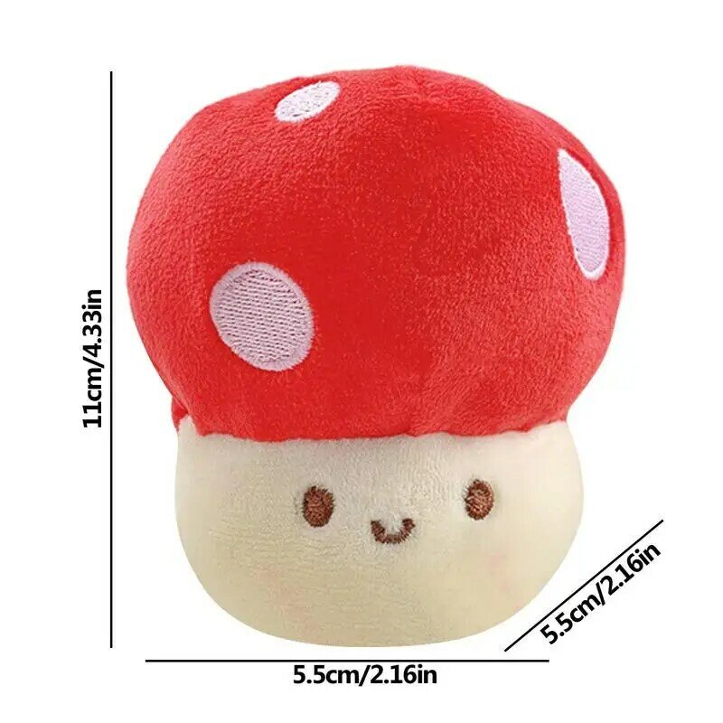 Stuffed Mushrooms Plush Cute Plushie Toy Doll Keychain Cartoon Kawaii Plushies Valentines Birthdays Gift For Kids