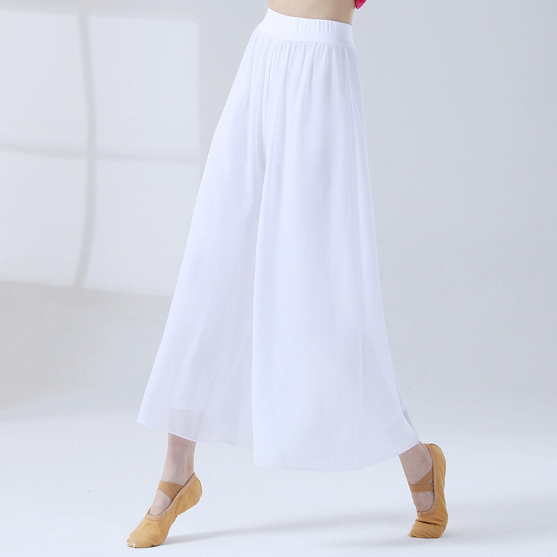 Chińskie trening taneczny klasyczne ludowe spodnie do jogi z szerokimi nogawkami dla dorosłych spodnie Tsai kwadratowe spodnie do tańca