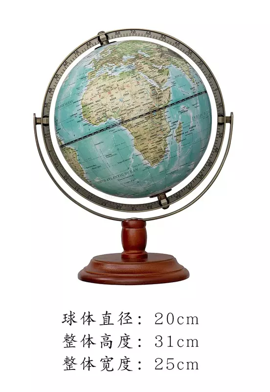 World Globe figurine per interni globo geografia bambini educazione decorazioni per ufficio accessori decorazioni per la casa regalo di compleanno per bambini