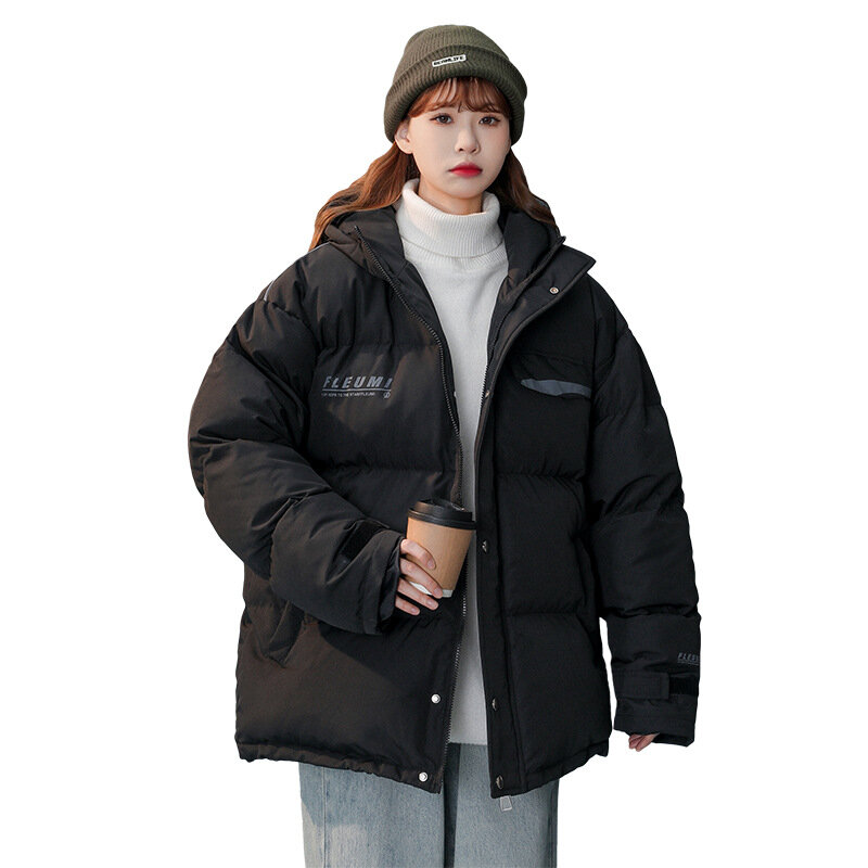 2023 new winter down jackets for women, fashionable Korean style loose cotton jackets
