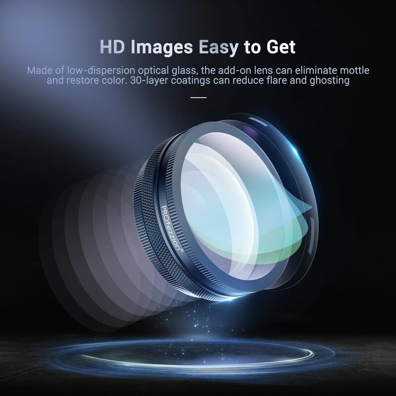 Obiettivo grandangolare da 18mm 10X HD 4K Macro 2-in-1 obiettivo aggiuntivo per fotocamera per Sony ZV-1 A6000 A6100 A6300 accessorio per fotocamera Vlogging