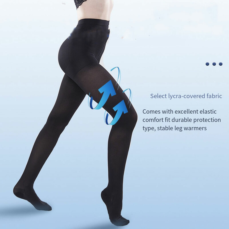 Medical Grade Graduated Support Compression Tights For Varicose Veins Relief Compression Pantyhose