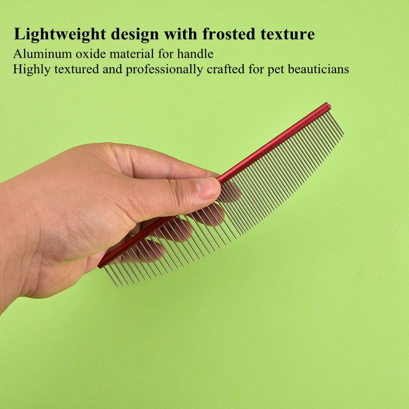 High-Quality Pet Hair Comb Dog Stainless SteelGrooming Comb Remover Cat Dogs Cleaning Brush Cats Pets Accessories Dropshipping