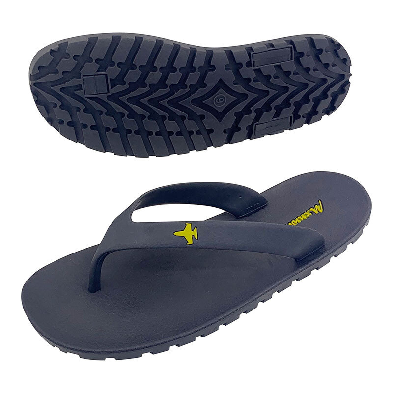 New Solid Tire Sole Flip Flops Soft Rubber Hard Bottom Clip Foot Men's Slippers Wear-resistant Non-slip Outdoor Casual Slippers
