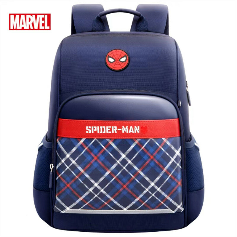2024 tas sekolah Disney untuk anak laki-laki kelas 1-3 Iron Spider Man SD siswa bahu ortopedi ransel Captain America Mochilas