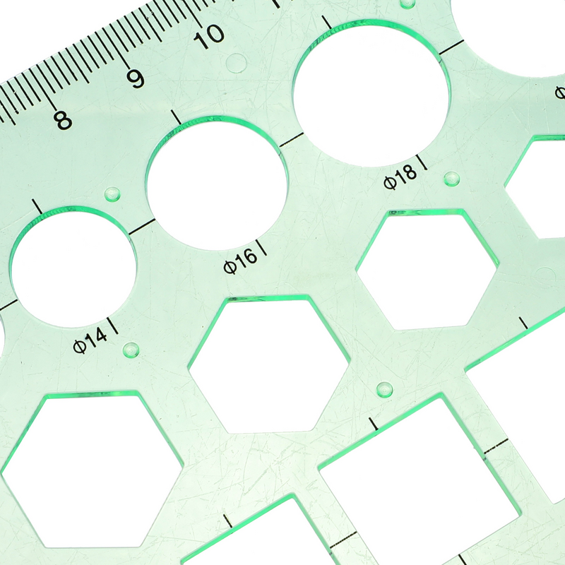 Архитектурные принадлежности геометрический шаблон измерения фотолинейка номер инженерные линейки студенческие круглые Шаблоны