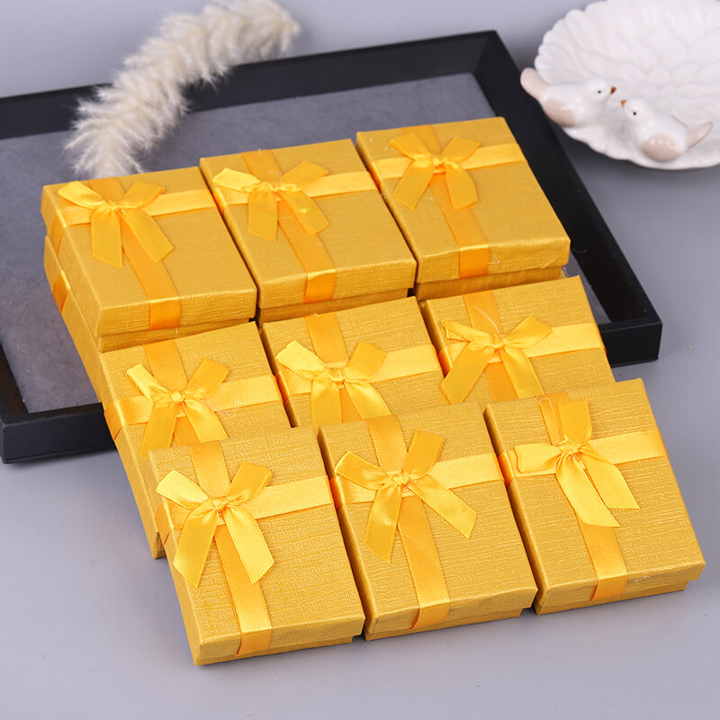 Wholesale 12pcs/lot Box 2023 new Custom Jewelry Packaging Box Jewellery Earrings Ring Necklace Gift Wedding Box Multiple options