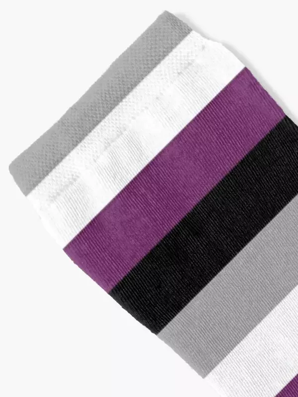 Calcetines térmicos de algodón con bandera Asexual para hombre y mujer, medias geniales de alta calidad, Invierno