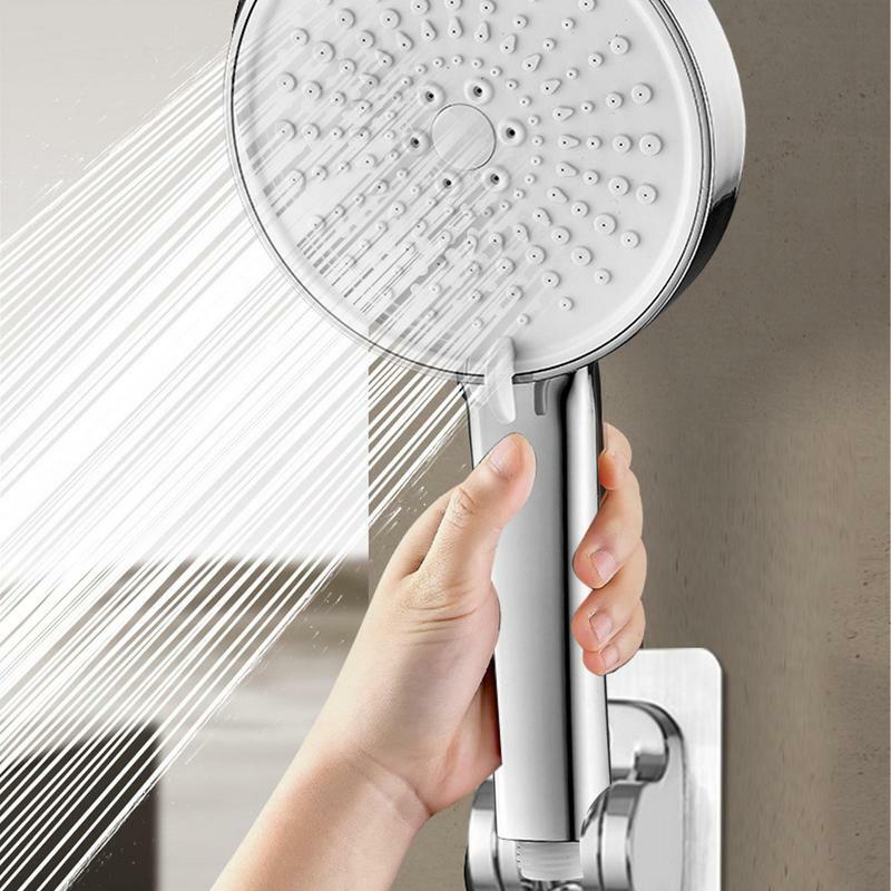 Booster Shower Head Multifunctional High Pressure Water Output Universal Adaptation Spray Head Washrooms Bathroom Accessories