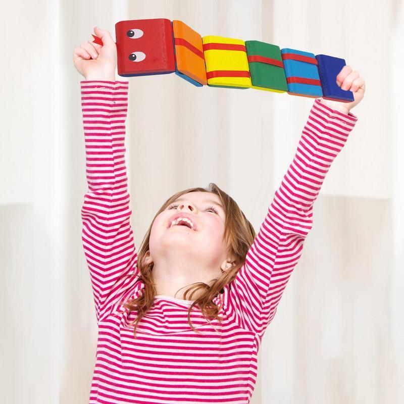 Zabawki edukacyjne dla dzieci magiczne klapki przyjazne dla środowiska ćwiczenia z drewna i farby dla dzieci