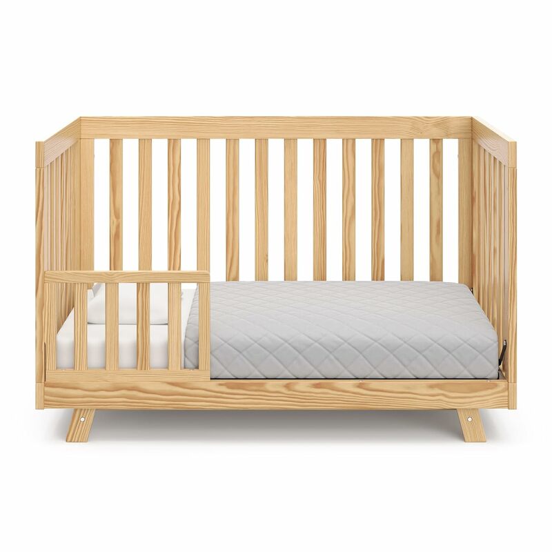 سرير أطفال قابل للتحويل من Storkcraft ، يتم تحويله من سرير طفل إلى سرير طفل وسرير نهاري ، 3 في 1 ، مرتبة تباع بشكل منفصل