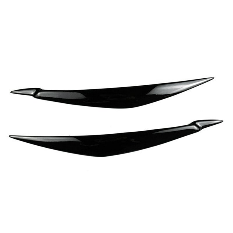 Adesivo para capa de sobrancelha e pálpebra para faróis pretos, resina, BMW E71 X6 2008-2015, E70 X5M 2006-2013