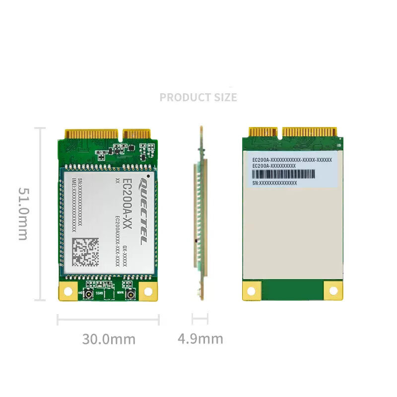 Modul MINI PCIE LTE Cat4 Quectel EC200A-EU asli baru kompatibel dengan EC25-E EC21-E UC200A EG25-G EC200D EC200U seri Modem