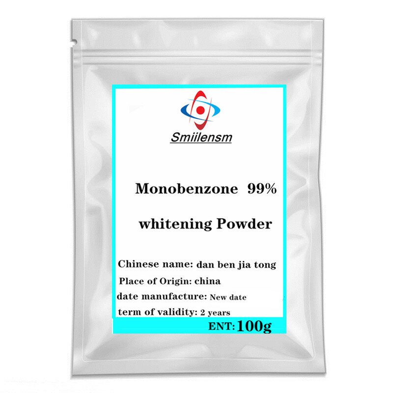 Pó de Monobenzone para clareamento da pele, Impedir o envelhecimento da melanina, Monobenzone de 99%, CAS 103-16-2