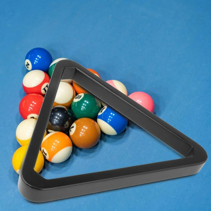 Madeira maciça Bilhar Triângulo Ball Rack, mesa de bilhar Acessórios Snooker Rack, 57,2mm Ball Practice