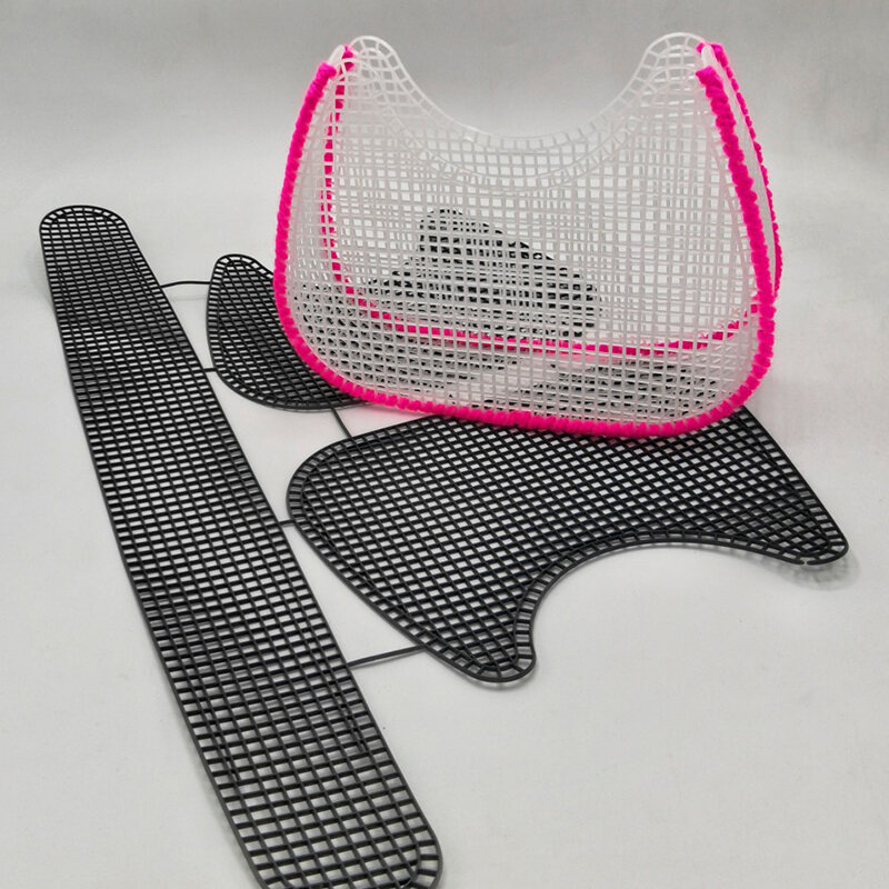 1pcs Plastic Underarm Bag Mesh Knitting Lining Weaving Plastic Mesh Sheet Accessories Velvet DIY Trim Tools
