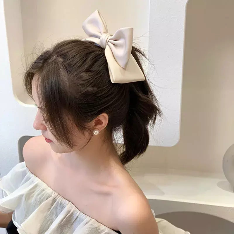 Aksesori rambut wanita jepit rambut pita musim semi 3D Korea klip rambut putri imut