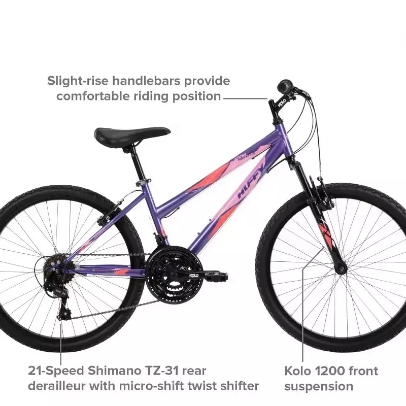 산악 자전거, 20-24 인치 바퀴, 13-17 인치 프레임, 다양한 색상