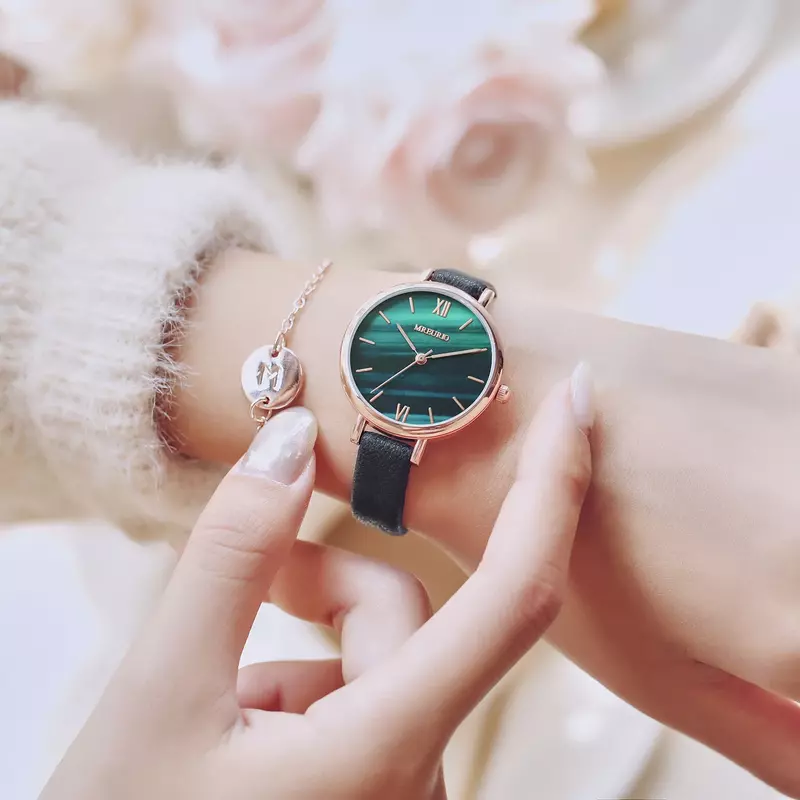 Populaire mode alles-in-één vrije tijd waterdicht quartz horloge voor dames
