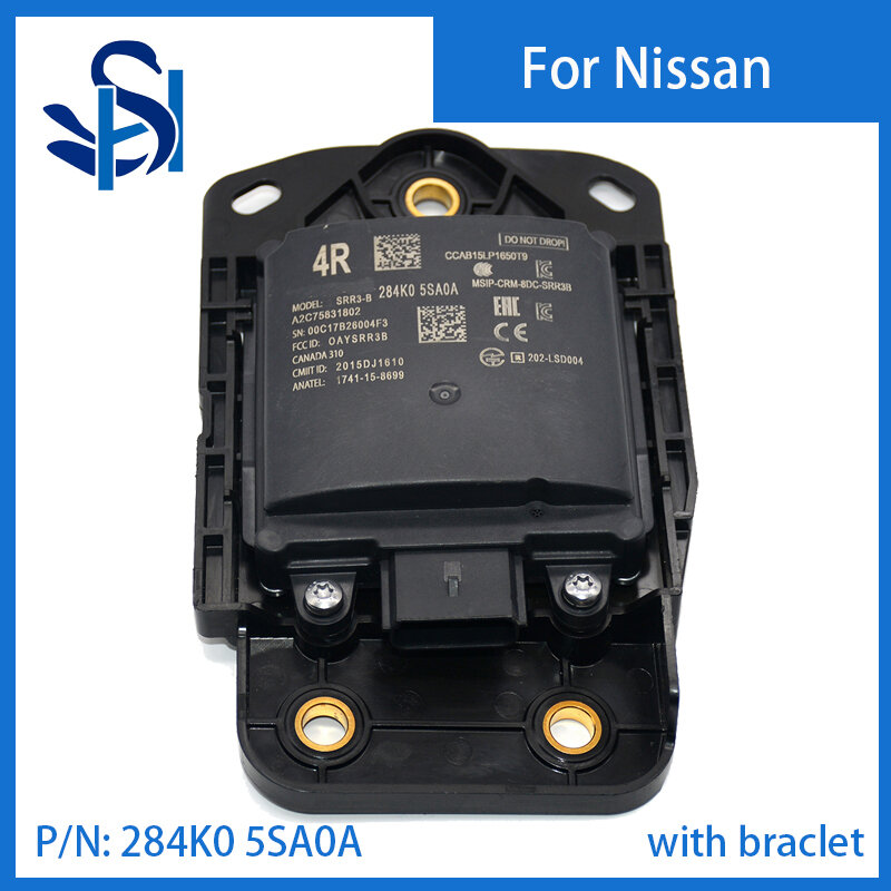 Radar de punto ciego 284K05SA0A, Sensor de advertencia de obstáculos lateral derecho 284K0-5SA0A para Nissan Leaf 2018-2020