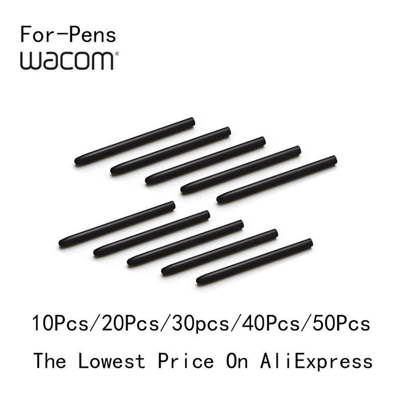 Replacement Nibs for Wacom 471,671,472,672, Intuos CTH-490/690, CTL-490/690/4100WL/6100WL, Intuos 4 / 5 / Pro, Bamboo, Cintiq