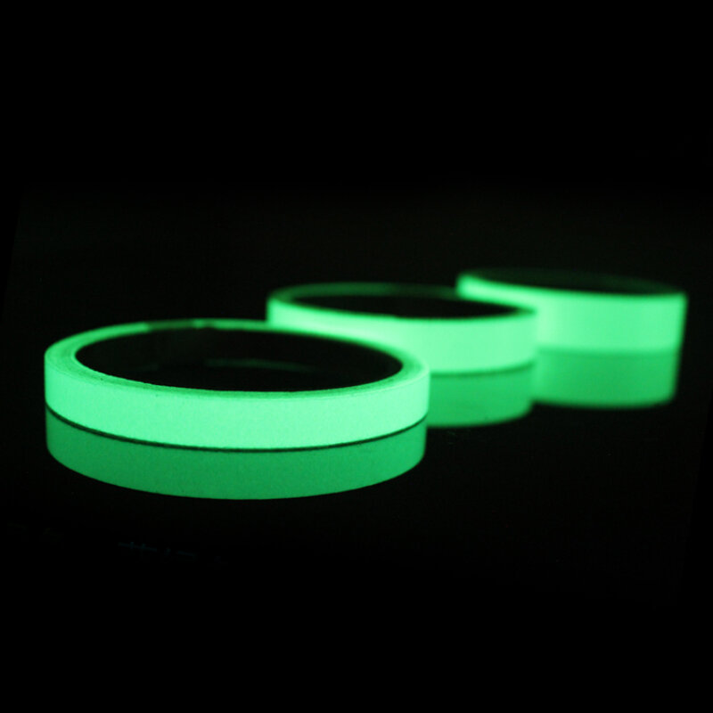 1m Glow In The Dark Warning Tape Luminous Fluorescent Night Self-adhesive Sticker Tape Safety Warning Decoration Home Kitchen