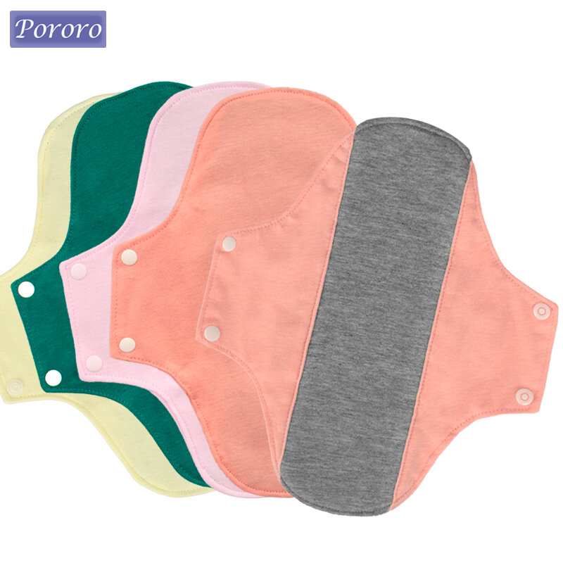Pororo Lady Care Washable Panty Liner Reusable Sanitary Towels Graphene Washable Menstrual Pads for Women Monthly Period Relief